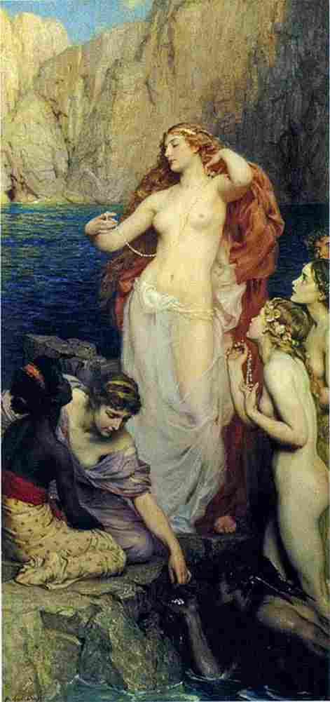 dra The Pearls of Aphrodite Art A4 Photo Print