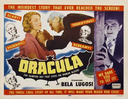 dracula 1931  04 film star poster A4 Photo Print