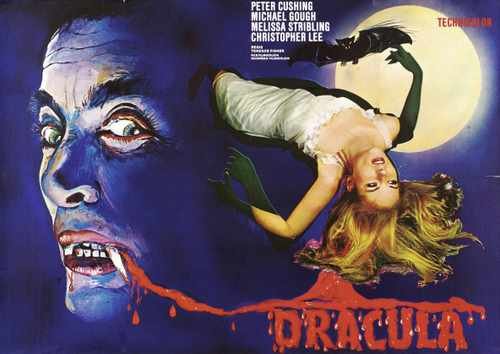 dracula 1958  02 film star poster A4 Photo Print