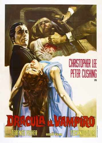 dracula 1958  04 film star poster A4 Photo Print