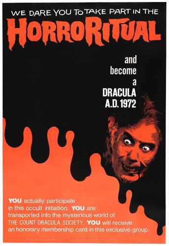 dracula ad 1972  02 film star poster A4 Photo Print
