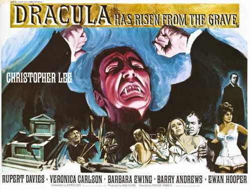 dracula has risen from the grave  07 film star poster A4 Photo Print