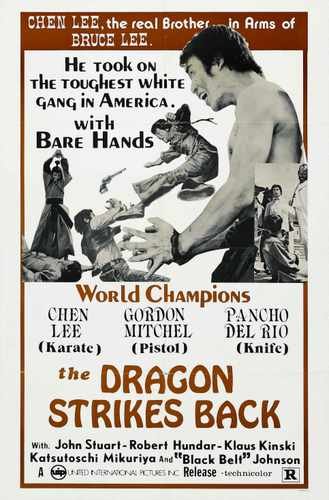 dragon strikes back  01 film star poster A4 Photo Print