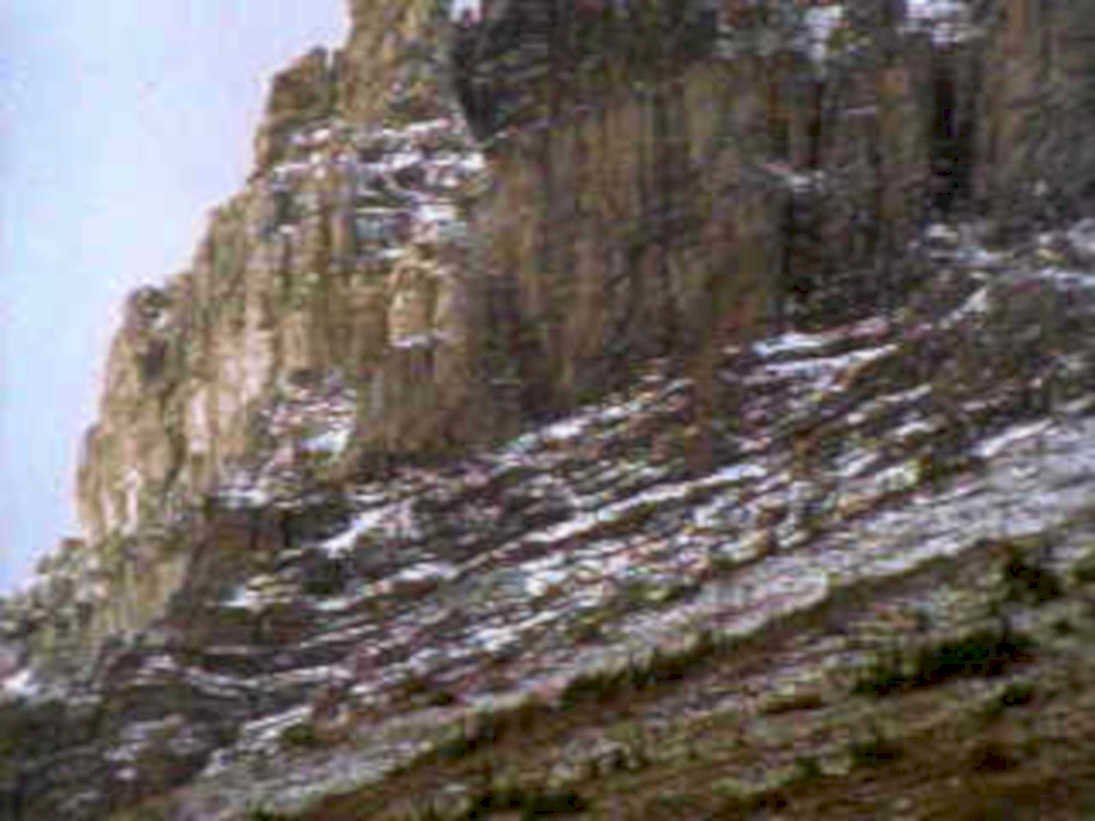 drakensberg winter mountains1980s 1990s A4 Photo Print