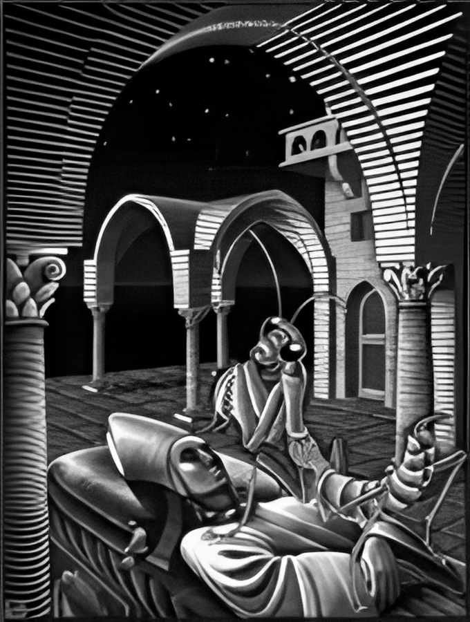 dream mc escher 1935 A4 Photo Print