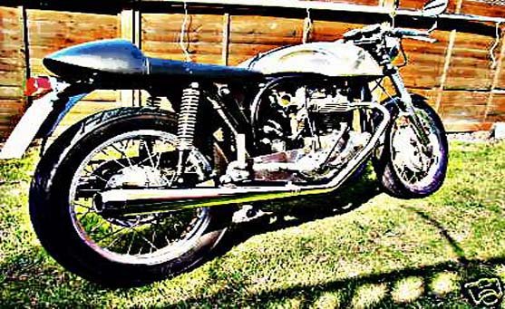 dresda triton 650 motorbike A4 Photo Print
