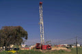 drilling rig caution 1980s 1990s A4 Photo Print