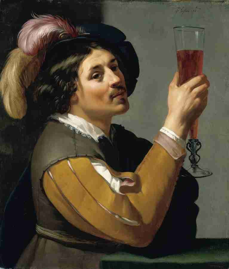 drinking Art A4 Photo Print