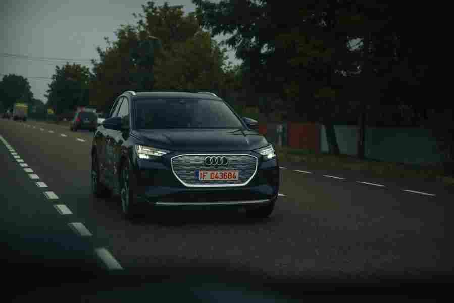 driven 2021 audi q4 e tron 50 quattro audi s version of the id4 11 Car A4 Photo Print