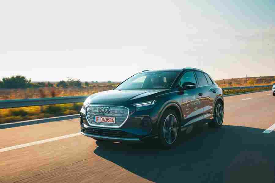 driven 2021 audi q4 e tron 50 quattro audi s version of the id4 170546 1 Car A4 Photo Print