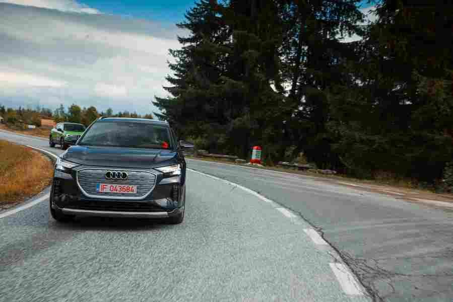 driven 2021 audi q4 e tron 50 quattro audi s version of the id4 24 Car A4 Photo Print