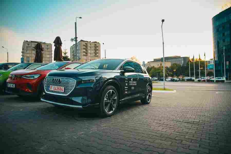 driven 2021 audi q4 e tron 50 quattro audi s version of the id4 87 Car A4 Photo Print