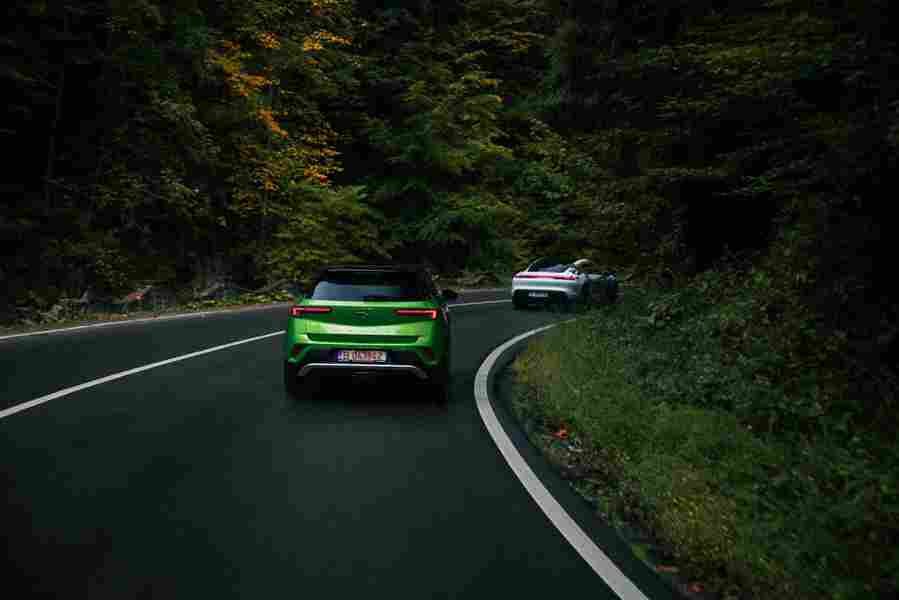driven 2021 opel mokka e 12 Car A4 Photo Print