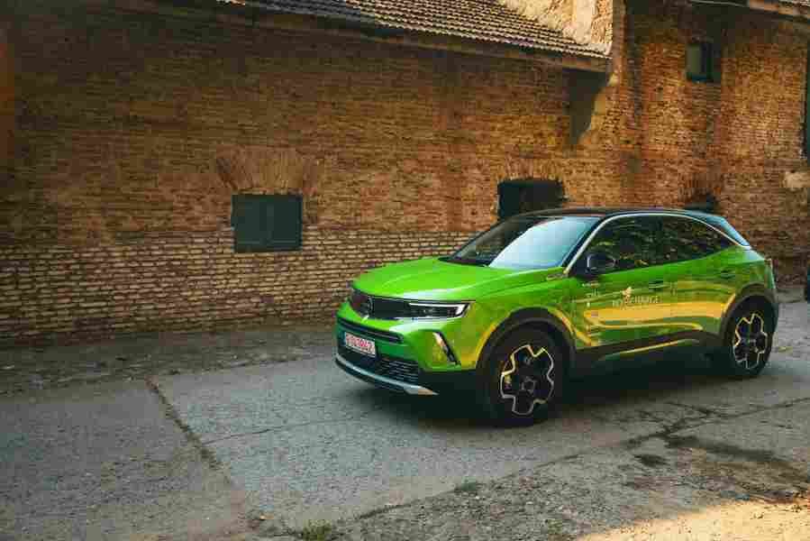 driven 2021 opel mokka e 2 Car A4 Photo Print