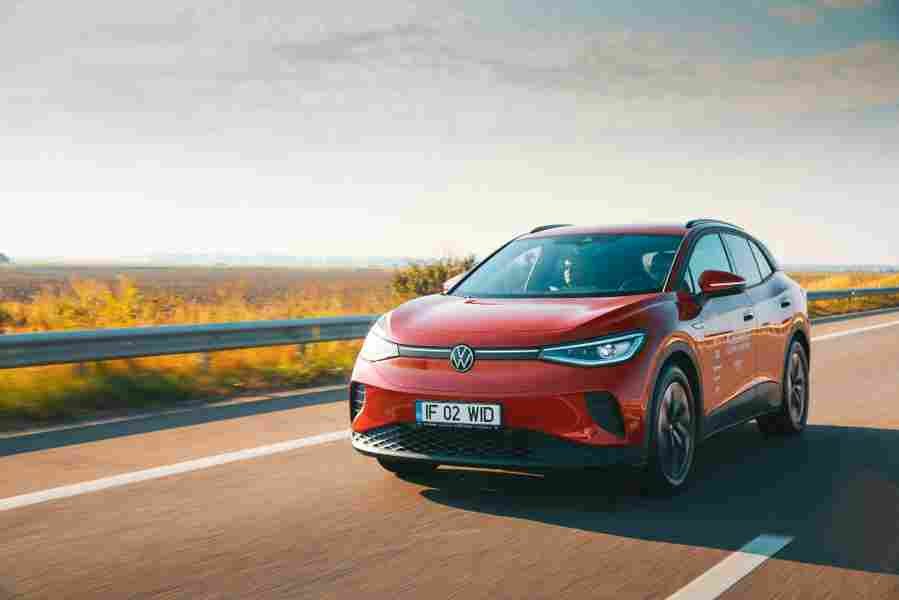 driven 2021 volkswagen id4 the first electric crossover from vw 1 Car A4 Photo Print