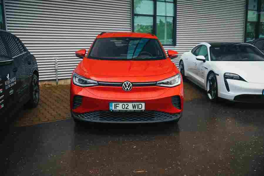 driven 2021 volkswagen id4 the first electric crossover from vw 20 Car A4 Photo Print