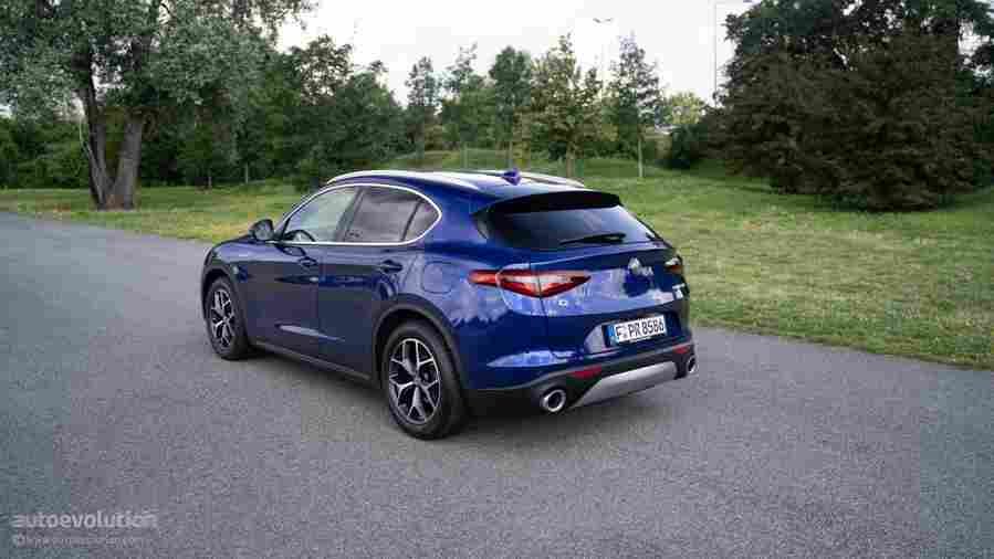 driven 2022 alfa romeo stelvio 22 diesel q4 ti the rough fine one 4 Car A4 Photo Print