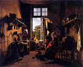 drolling interior of a kitchen Art A4 Photo Print