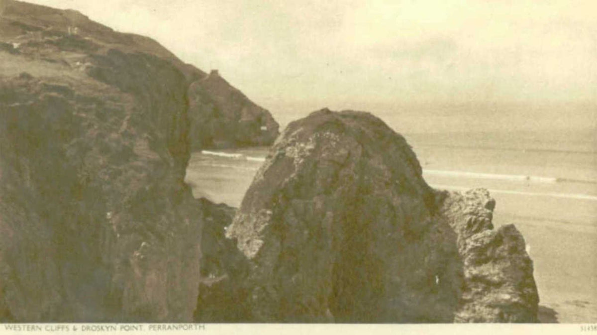 droskyn point wavesVintage 1880s 1900s A4 Photo Print