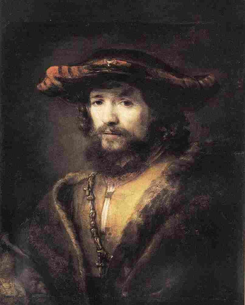 drost Bust of a Man Wearing a Large Brimmed Hat main Art A4 Photo Print