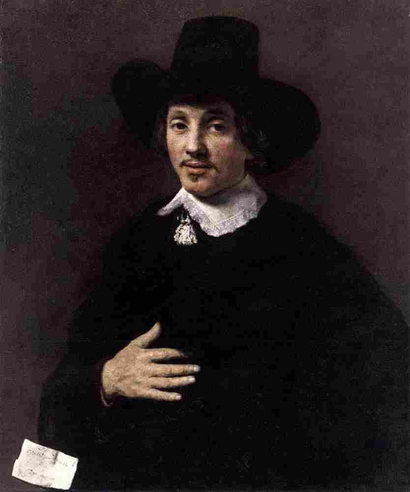 drost Portrait of a Man Art A4 Photo Print