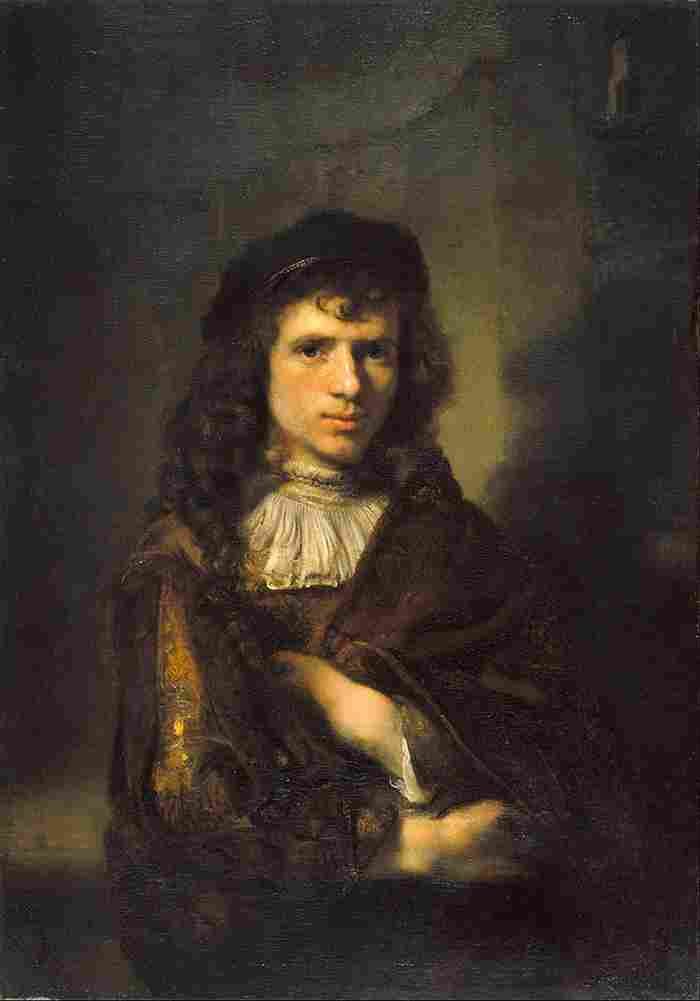 drost portrait of a young man Art A4 Photo Print