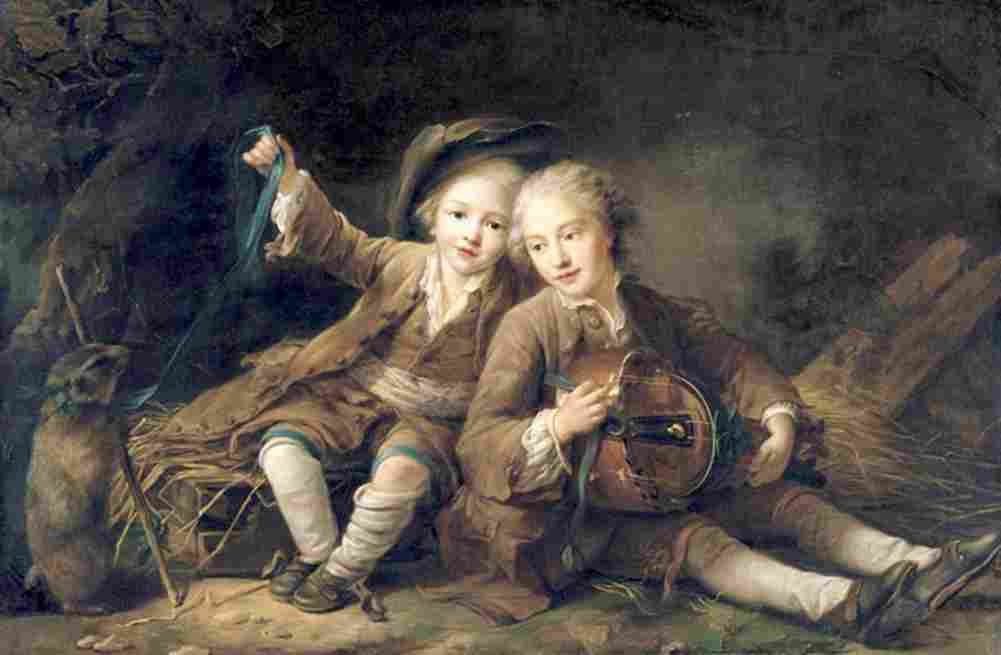 drouais the children of the duc de bouillon Art A4 Photo Print