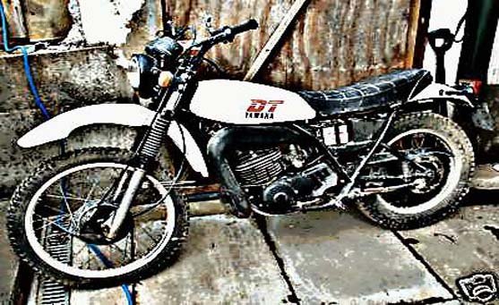 dt250mx motorbike A4 Photo Print