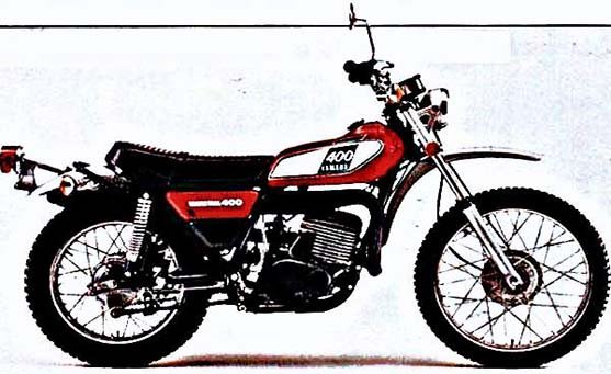 dt400 motorbike A4 Photo Print