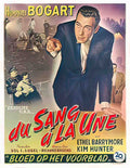 du sang a la une belge Advert A4 Photo Print