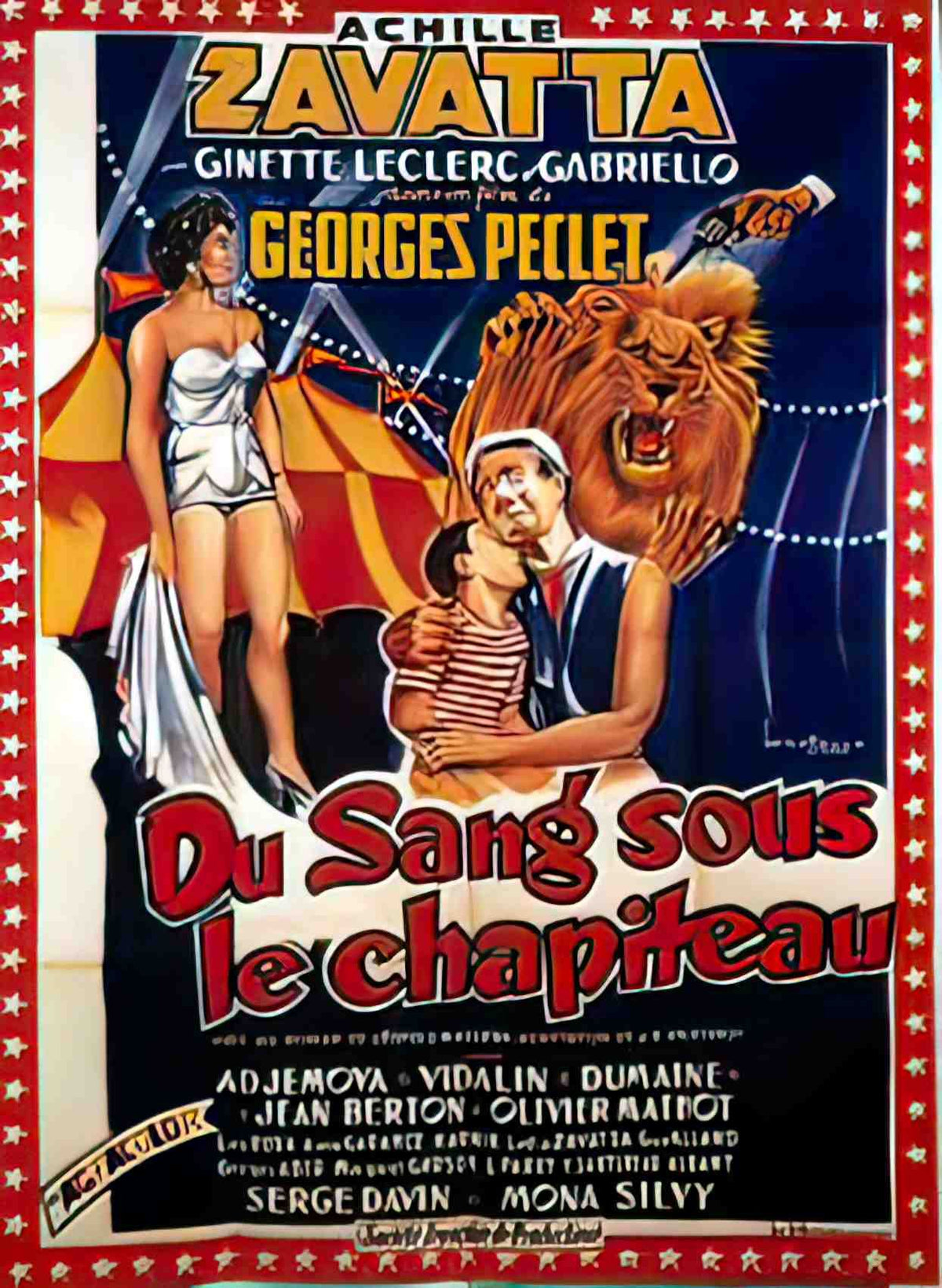 du sang sous le chapiteau Advert A4 Photo Print