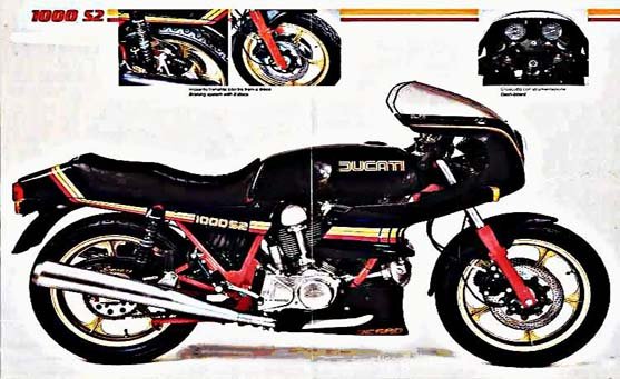 ducati 1000 s2 motorbike A4 Photo Print