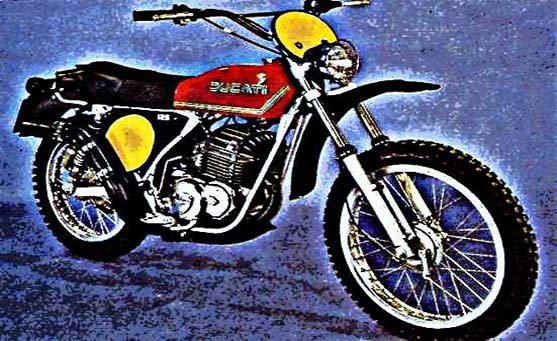 ducati 125 regolarita motorbike A4 Photo Print