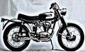 ducati 250 scrambler motorbike A4 Photo Print