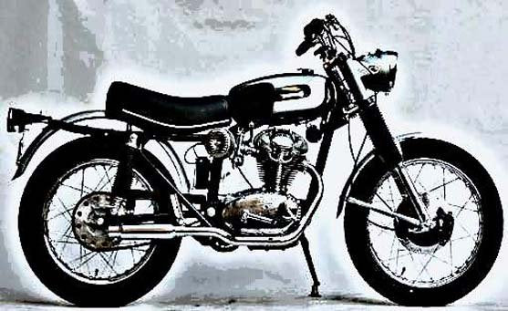 ducati 250 scrambler motorbike A4 Photo Print