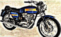 ducati 350 desmo mk3 motorbike A4 Photo Print