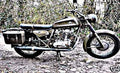 ducati 350 single motorbike A4 Photo Print