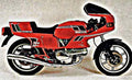 ducati 350 sport desmo motorbike A4 Photo Print