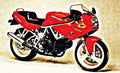 ducati 350ss motorbike A4 Photo Print