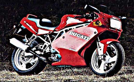 ducati 400ss motorbike A4 Photo Print