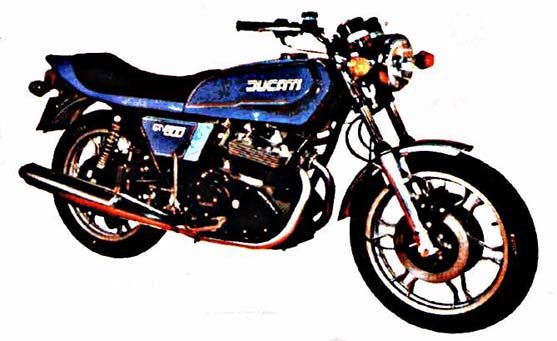 ducati 500 gtv motorbike A4 Photo Print
