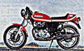 ducati 500 sport desmo motorbike A4 Photo Print