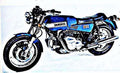 ducati 860gts motorbike A4 Photo Print