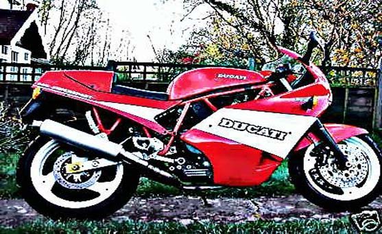 ducati 900 supersport motorbike A4 Photo Print