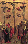 duccio crucifixion Art A4 Photo Print