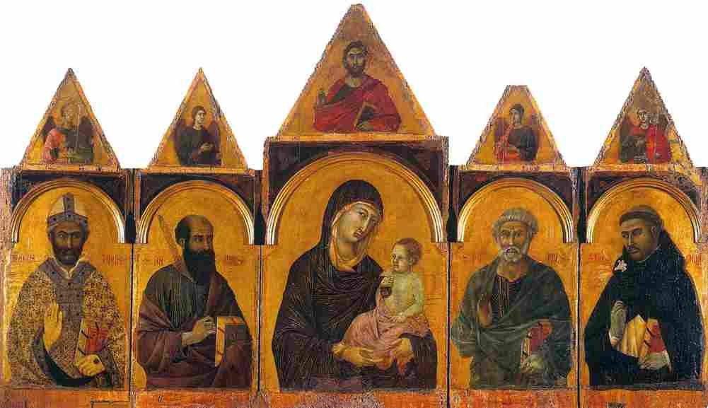 duccio polyptych no 28 Art A4 Photo Print