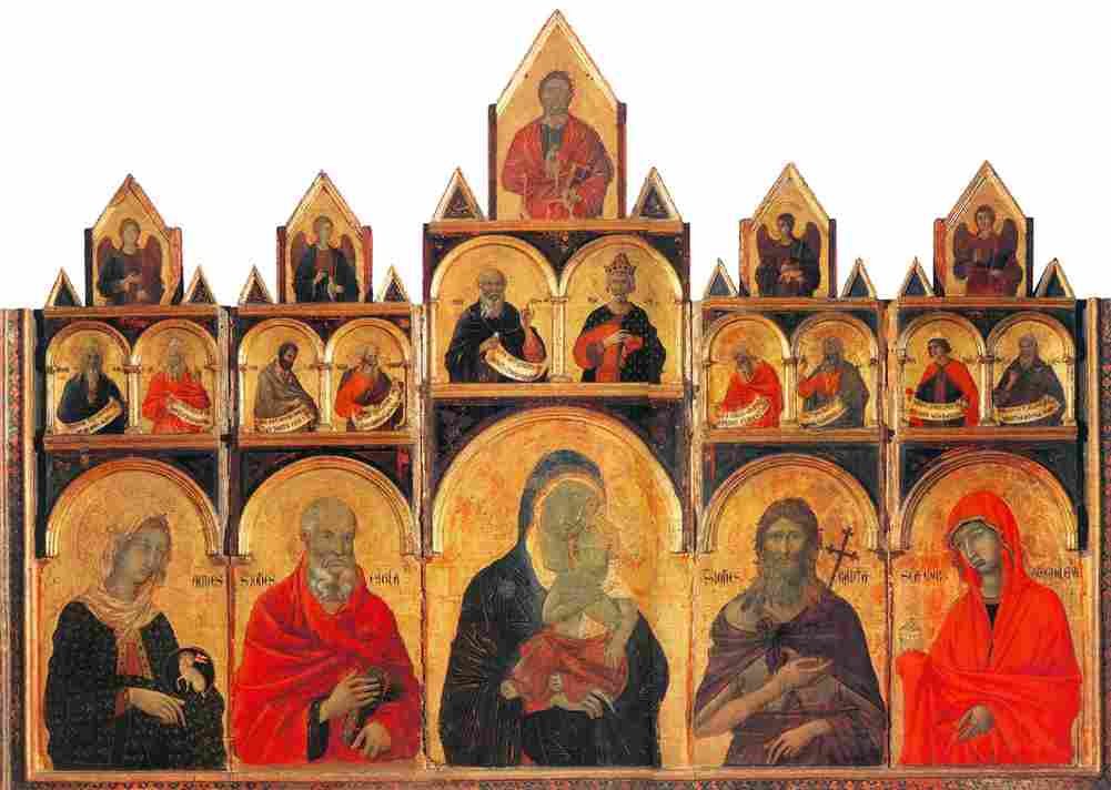 duccio polyptych no 47 Art A4 Photo Print