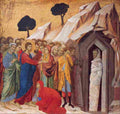duccio the raising of lazarus Art A4 Photo Print
