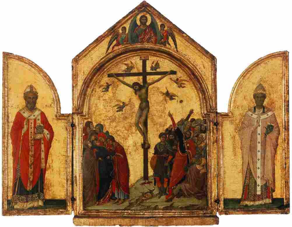 duccio triptych 2 Art A4 Photo Print