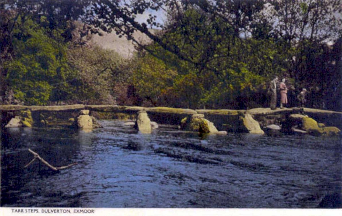 dullerton bridge exmoorVintage 1880s 1900s A4 Photo Print